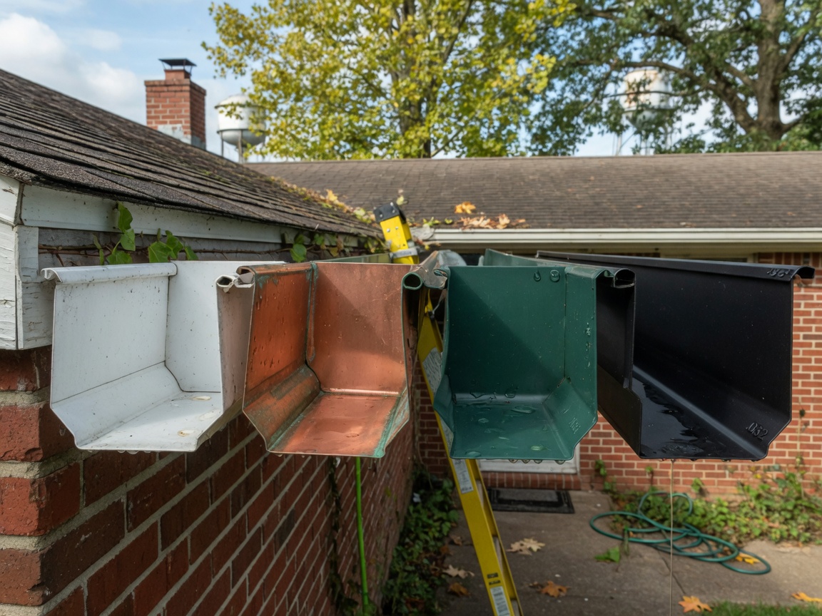 What Are the Best Gutter Materials for Tennessee Homes?