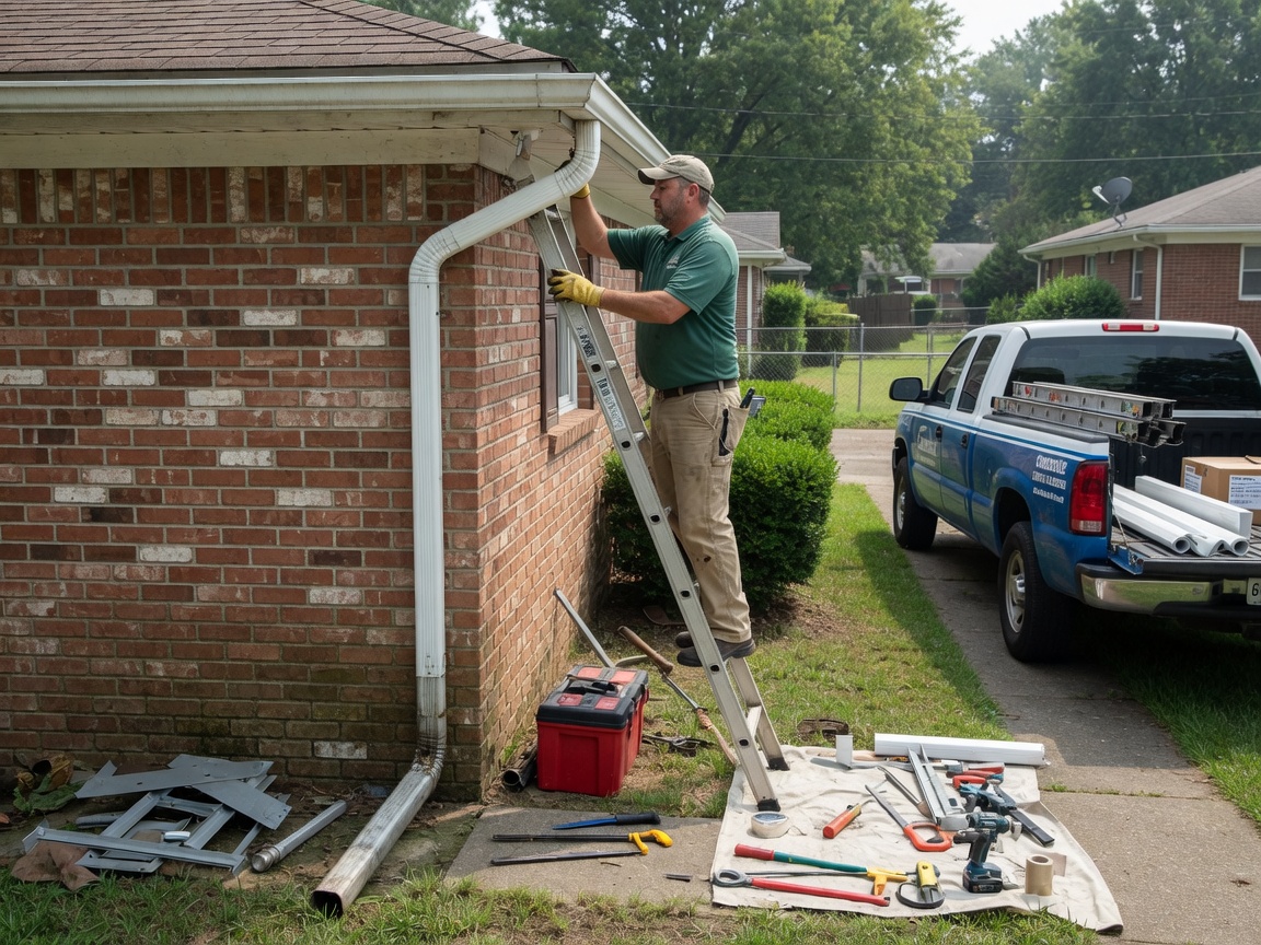 Downspout Replacement in Cookeville, TN